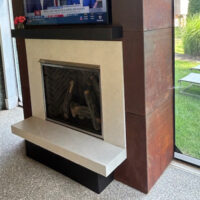 Outdoor Patio Fireplace and Outdoor Kitchen